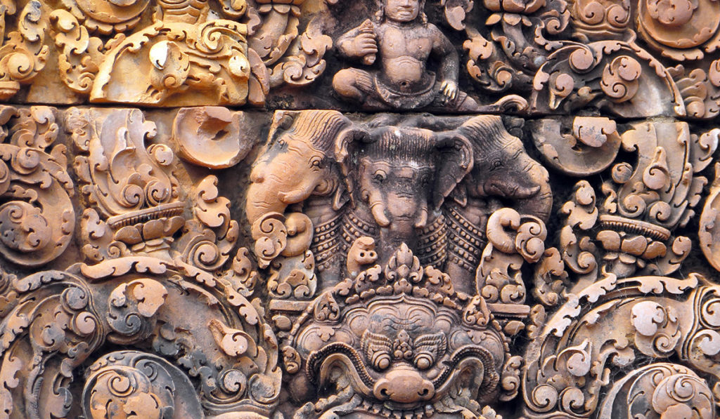 Cambodge - Sculpture Angkor