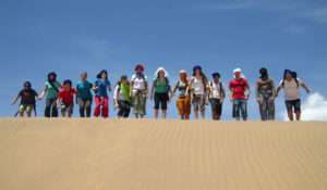 Maroc - jeunes désert